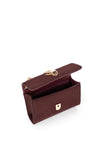 Valentino Divina Mini Suede Grab Bag, Bordeaux