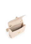 Valentino Divina Mini Suede Grab Bag, Cream
