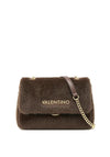 Valentino Ocarina Winter Faux Fur Mini Shoulder Bag, Taupe