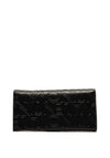 Valentino Logo Embossed Wallet, Black