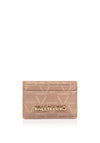 Valentino Lady Re Logo Print Card Holder, Beige
