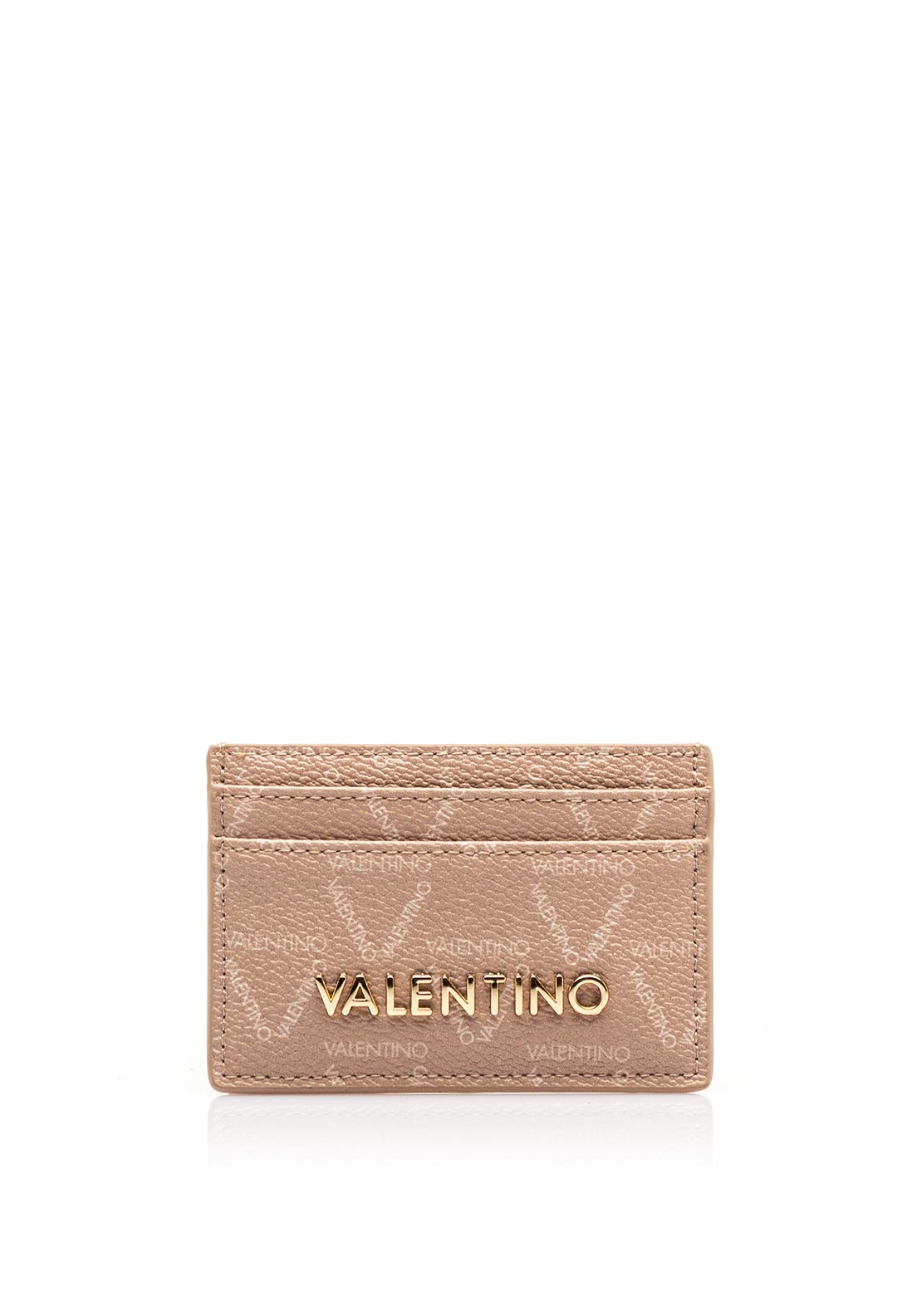 VALENTINO Portacarte Lady Re, Nero/Multicolore, In Pelle, Dimensioni Compatite 13,5x9 Cm, Accessorio Moda Donna, Custodia Per Carte Di Credito