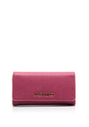 Valentino Blossom Re Flapover Wallet, Pink