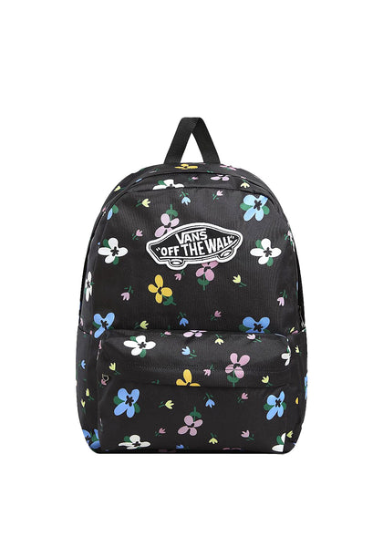Vans Old School Floral Backpack, Black Multi McElhinneys
