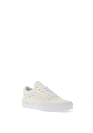 Vans Older Girls Old Skool Trainers, Glitter White