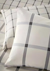 Vantona Home Brushed Cotton Plaid Duvet Cover Set, Grey Multi