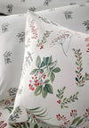 Vantona Home Festive Sprig Brushed Cotton Duvet Cover Set, White Multi