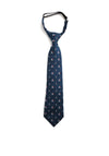 One Varones Sail Boat Print Tie, Navy