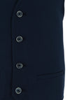 One Varones Boys 1010012 Check Waistcoat, Navy