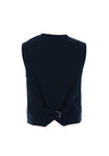 One Varones Boys 1010012 Check Waistcoat, Navy