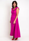 Veni Infantino Overskirt Maxi Dress, Magenta