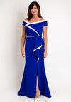 Veni Infantino Off Shoulder Floor Length Dress, Royal Blue