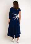 Veni Infantino Embellished Bodice High Low Dress, Navy