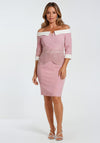 Veni Infantino Diamante Embellished Pencil Dress, Blush