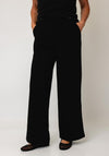 Vero Moda Faux Belt Detail Wide Leg Trousers, Black