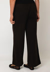Vero Moda Faux Belt Detail Wide Leg Trousers, Chocolate Brown