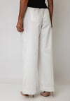 Vero Moda Annet Cotton Mid Waist Wide Jeans, White