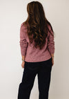 Vero Moda Doffy Knitted Round Neck Jumper, Mauve Pink