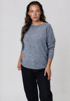 Vero Moda Doffy Knitted Round Neck Jumper, Blue