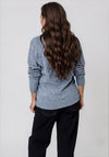 Vero Moda Doffy Knitted Round Neck Jumper, Blue