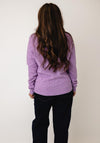 Vero Moda Doffy Knitted Round Neck Jumper, Purple
