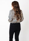 Vero Moda Elena Leopard Bomber Jacket, Neutral