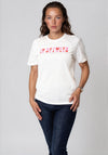 Vero Moda Heidi Slogan Print T-Shirt, White