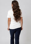 Vero Moda Heidi Slogan Print T-Shirt, White