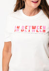 Vero Moda Heidi Slogan Print T-Shirt, White