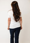 Vero Moda Heidi Slogan Print T-Shirt, White
