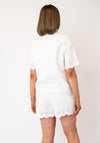 Vero Moda Floral Jacquard Shirt, Cream