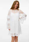 Vero Moda Celine Lace Smock Dress, White