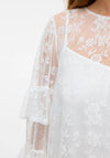 Vero Moda Celine Lace Smock Dress, White