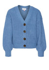 Vero Moda Girl Lea Long Sleeve Knit Cardigan, Coronet Blue