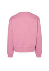 Vero Moda Girl Tavia Heart Long Sleeve Sweater, Wild Rose