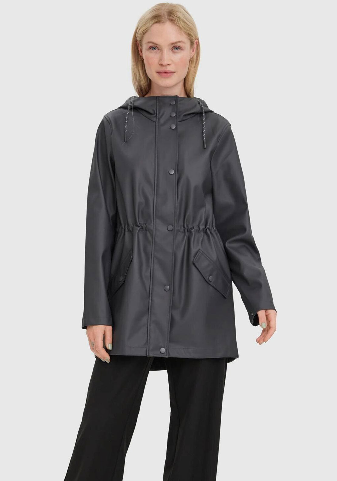 Vero Moda Malou Coated Jacket, Grey