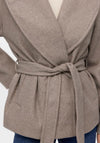 Vero Moda Anne Belt Detail Jacket, Taupe