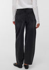 Vero Moda Billie High Rise Barrel Jeans, Black