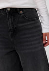 Vero Moda Billie High Rise Barrel Jeans, Black
