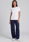 Vero Moda Billie High Rise Barrel Jeans, Dark Blue Denim