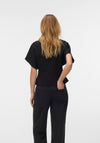 Vero Moda Sonja V-Neckline Top, Black