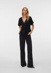 Vero Moda Sonja V-Neckline Top, Black