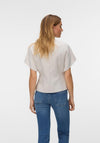 Vero Moda Sonja V-Neckline Top, Beige