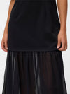 Vero Moda Brenda Mesh Skirt Maxi Dress, Black