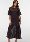 Vero Moda Brenda Mesh Skirt Maxi Dress, Brown