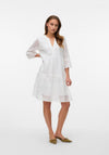 Vero Moda Honey Lace Tunic Top, White