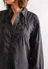 Vero Moda Christine Embroidered Shirt, Asphalt