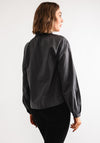 Vero Moda Christine Embroidered Shirt, Asphalt