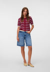 Vero Moda Music Knitted Cardigan, Wine Multi