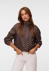 Vero Moda Kayla Polka Dot Jacket, Brown
